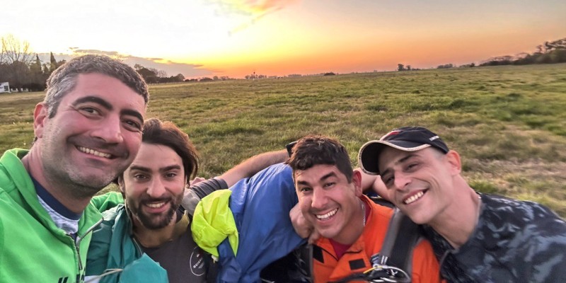 Felipe, Santiago, Walter y Mariano